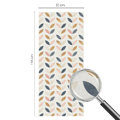 Zatmavovací fólie na okna Vzor listů