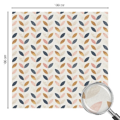 Zatmavovací fólie na okna Vzor listů