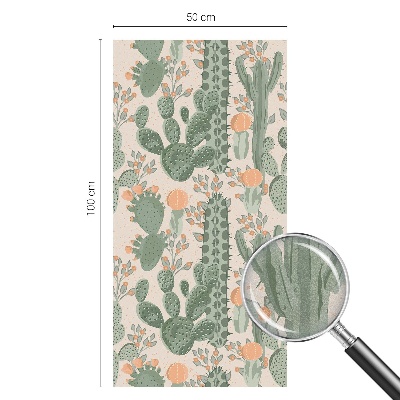 Samolepicí protisluneční fólie na okna Zelené sukulenty