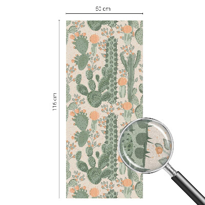 Samolepicí protisluneční fólie na okna Zelené sukulenty