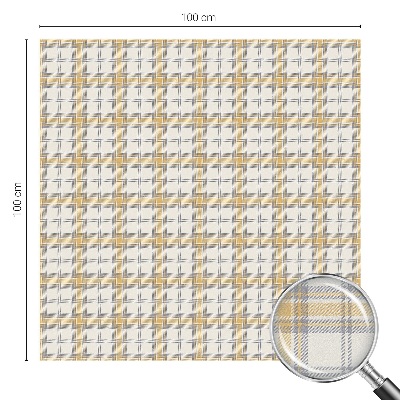 Dekorativní mléčná fólie na sklo Geometrická mřížka