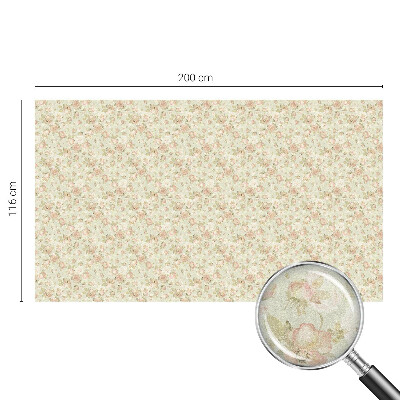 Samolepicí fólie na okna vitráž Květinová elegance