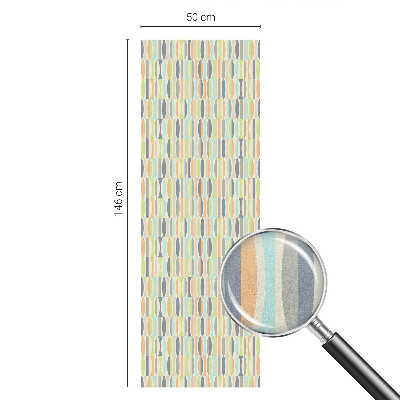 Samolepicí protisluneční fólie na okna Oválné vzory