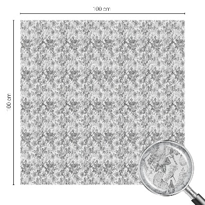 Zatmavovací fólie na okna Květinová elegance