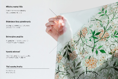 Samolepicí fólie na okna vitráž Akvarelová elegance