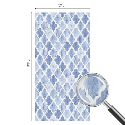 Samolepicí fólie na okna vitráž Akvarelová elegance