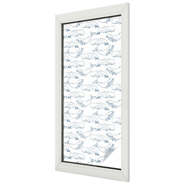 Samolepicí protisluneční fólie na okna Mořské inspirace