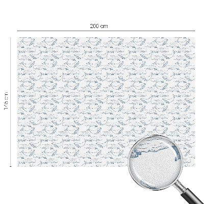 Samolepicí protisluneční fólie na okna Mořské inspirace