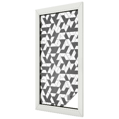 Samolepicí fólie na okna vitráž Geometrické iluze