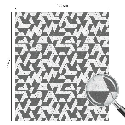 Samolepicí fólie na okna vitráž Geometrické iluze