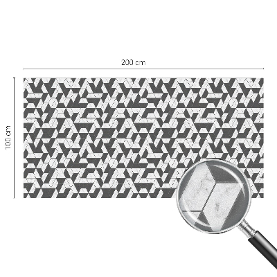 Samolepicí fólie na okna vitráž Geometrické iluze