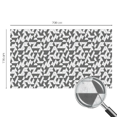 Samolepicí fólie na okna vitráž Geometrické iluze