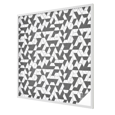 Samolepicí fólie na okna vitráž Geometrické iluze