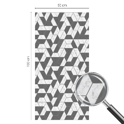 Samolepicí fólie na okna vitráž Geometrické iluze