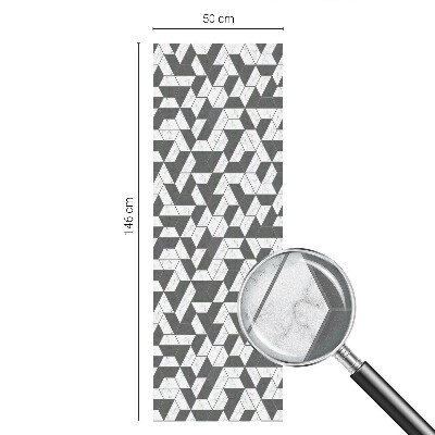 Samolepicí fólie na okna vitráž Geometrické iluze