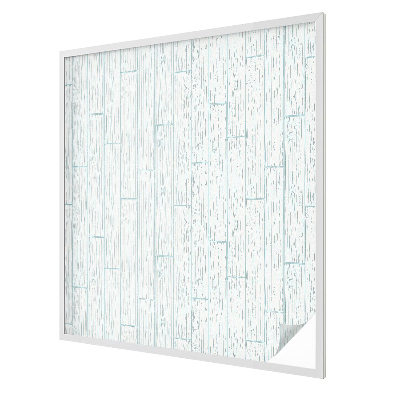 Dekorativní mléčná fólie na sklo Dřevěný vzor