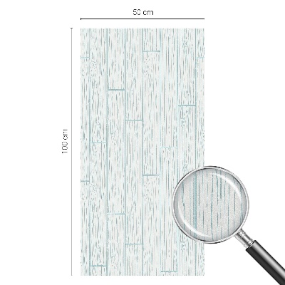 Dekorativní mléčná fólie na sklo Dřevěný vzor