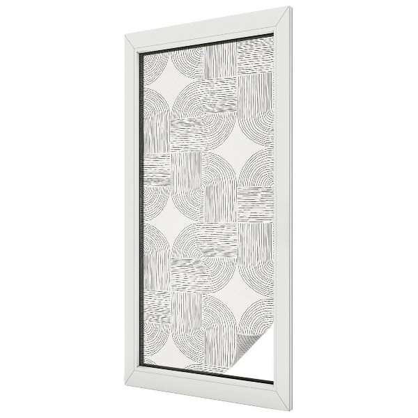 Samolepicí protisluneční fólie na okna Mírová symetrie