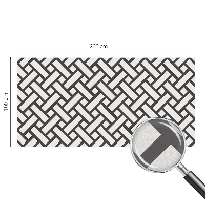 Samolepicí fólie na okna vitráž Prokládané obdélníky