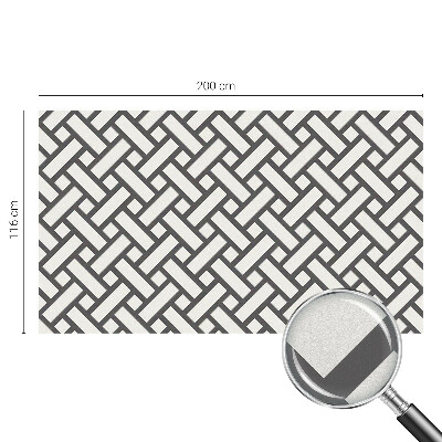 Samolepicí fólie na okna vitráž Prokládané obdélníky