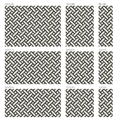 Samolepicí fólie na okna vitráž Prokládané obdélníky