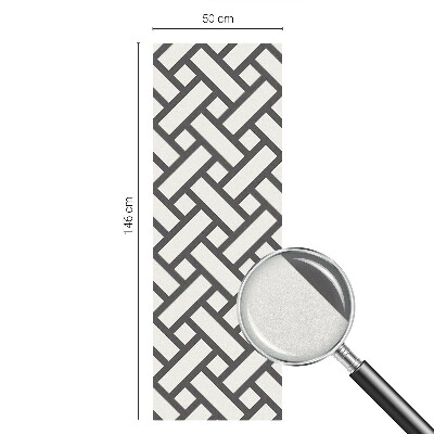 Samolepicí fólie na okna vitráž Prokládané obdélníky