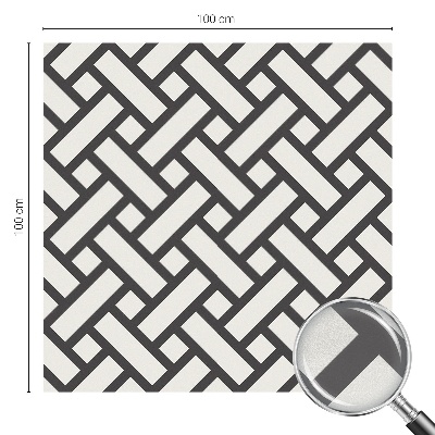 Samolepicí fólie na okna vitráž Prokládané obdélníky