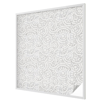 Dekorativní mléčná fólie na sklo Geometrická abstrakce