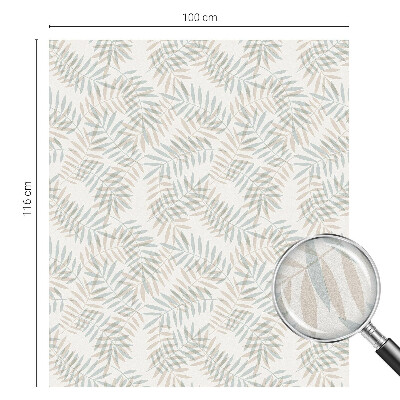 Samolepicí protisluneční fólie na okna Listnatá elegance