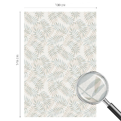 Samolepicí protisluneční fólie na okna Listnatá elegance