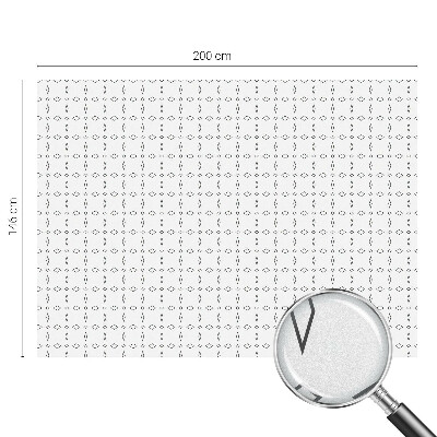 Dekorativní mléčná fólie na sklo Kosočtverečné tvary