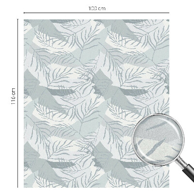 Samolepicí fólie na okna vitráž Jemné listy