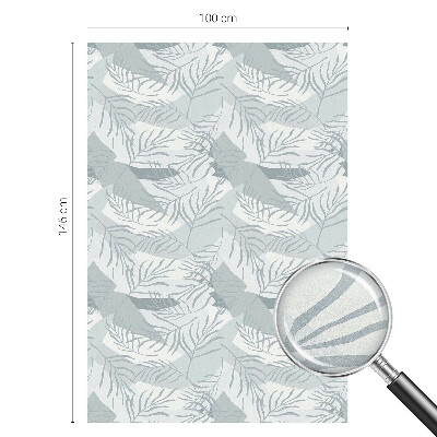 Samolepicí fólie na okna vitráž Jemné listy