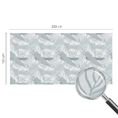 Samolepicí fólie na okna vitráž Jemné listy