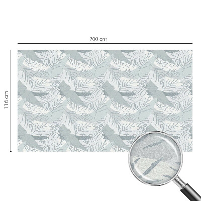 Samolepicí fólie na okna vitráž Jemné listy