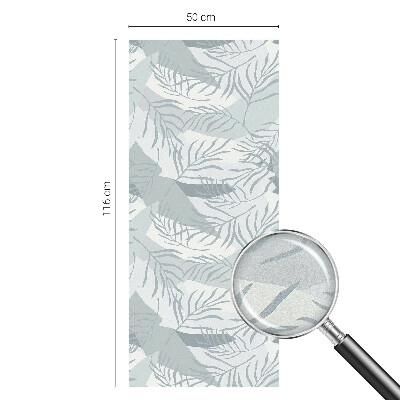 Samolepicí fólie na okna vitráž Jemné listy