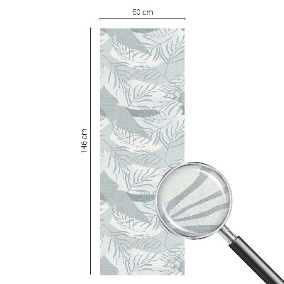 Samolepicí fólie na okna vitráž Jemné listy