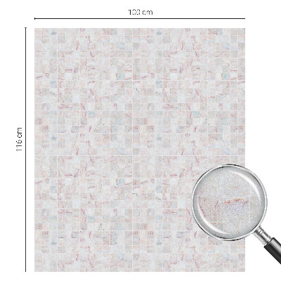 Zatmavovací fólie na okna Kamenná mozaika