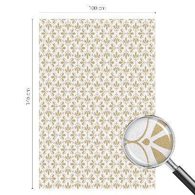 Dekorativní mléčná fólie na sklo Elegance rostlin