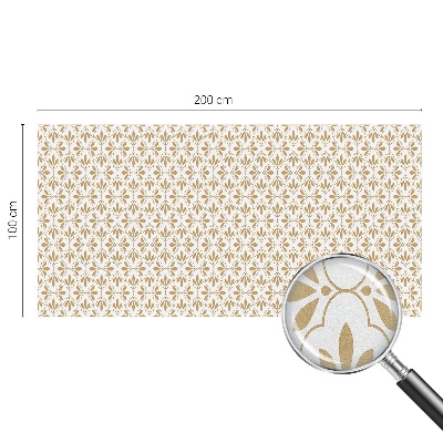 Dekorativní mléčná fólie na sklo Elegance rostlin