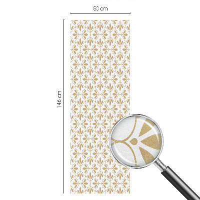 Dekorativní mléčná fólie na sklo Elegance rostlin