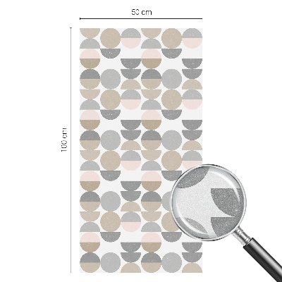 Samolepicí protisluneční fólie na okna Geometrické vzory