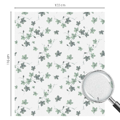 Samolepicí fólie na okna vitráž Zelená vinná réva