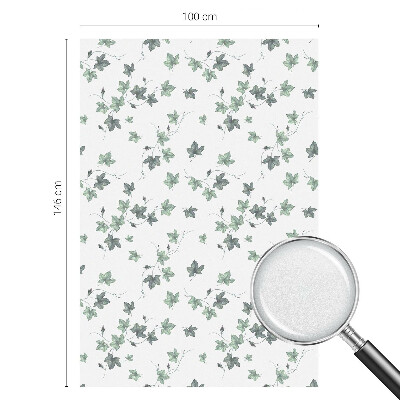 Samolepicí fólie na okna vitráž Zelená vinná réva