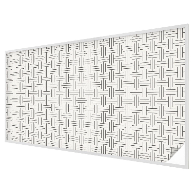 Dekorativní mléčná fólie na sklo Symetrický cop