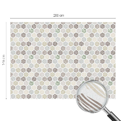 Samolepicí protisluneční fólie na okna Geometrické vlny