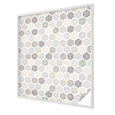 Samolepicí protisluneční fólie na okna Geometrické vlny