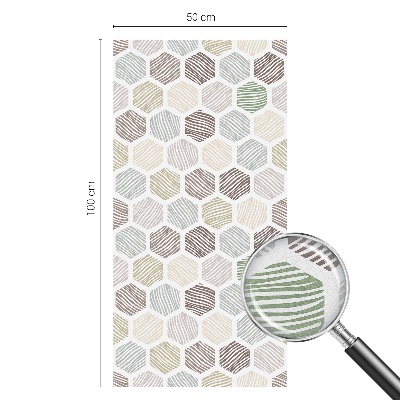 Samolepicí protisluneční fólie na okna Geometrické vlny