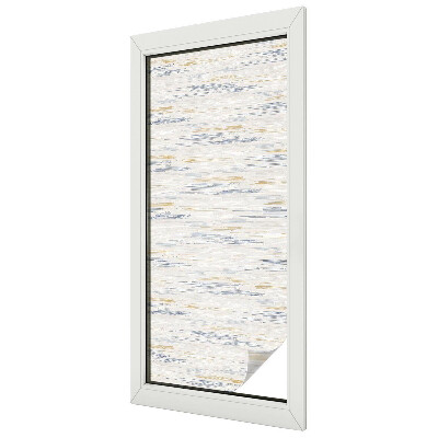 Dekorativní mléčná fólie na sklo Abstraktní pruhy