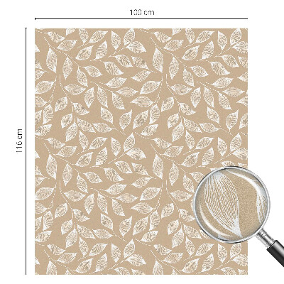 Samolepicí protisluneční fólie na okna Listy přírody